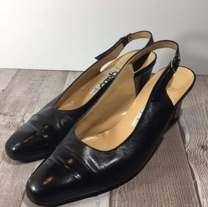 Womens Galo leather heels